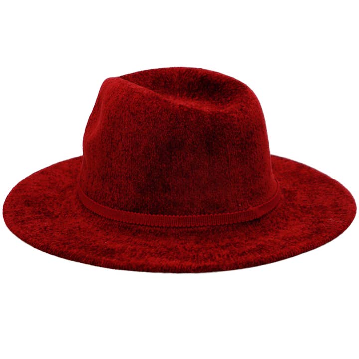 Cap Zone – wholesale Fedora – Women’s – Velvety Corduroy Woven Chenille Floppy Fedora Rancher Hat7