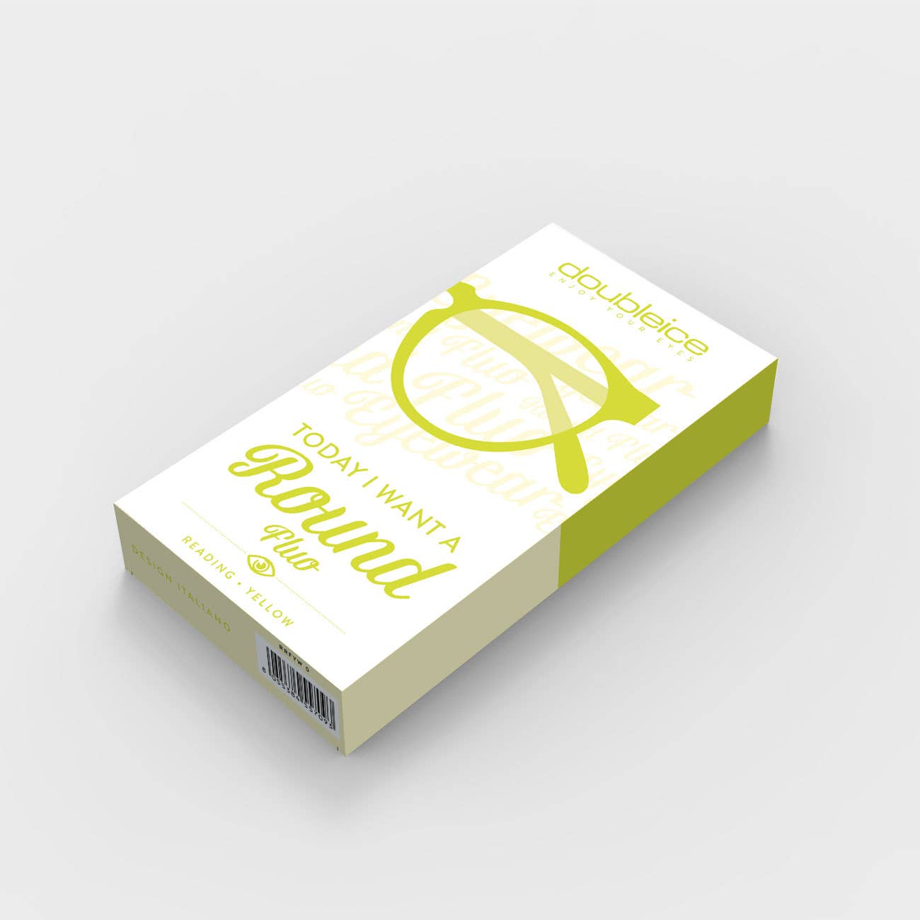 Doubleice srl - Wholesale Brillen - Uniseks - ROUND FLUO leesbril - geel2