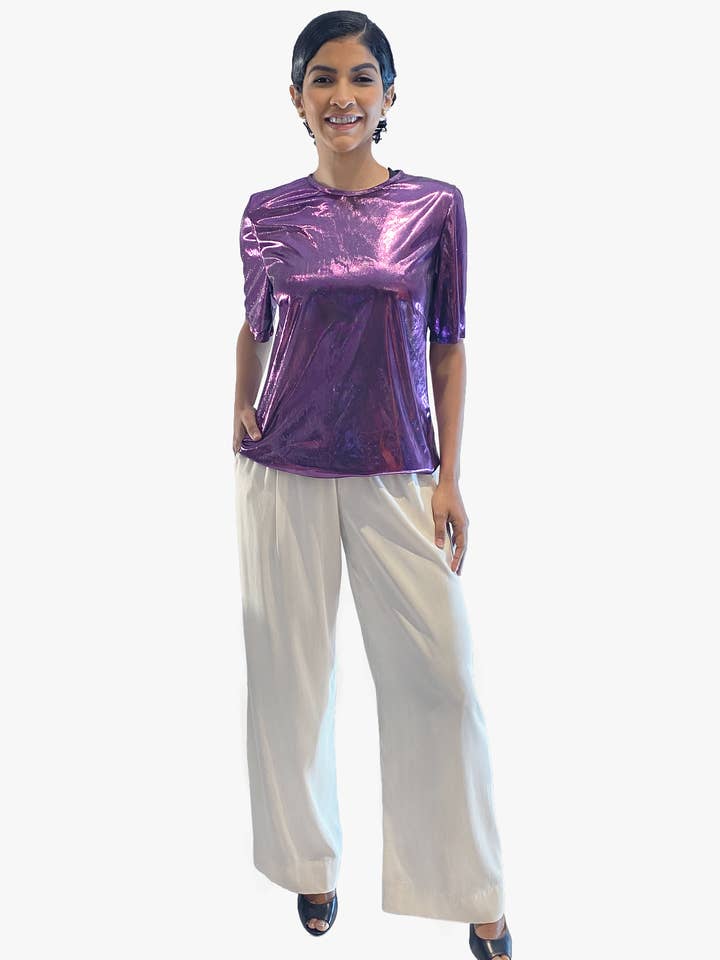 3D pink blouse for wholesale by Aline CELI