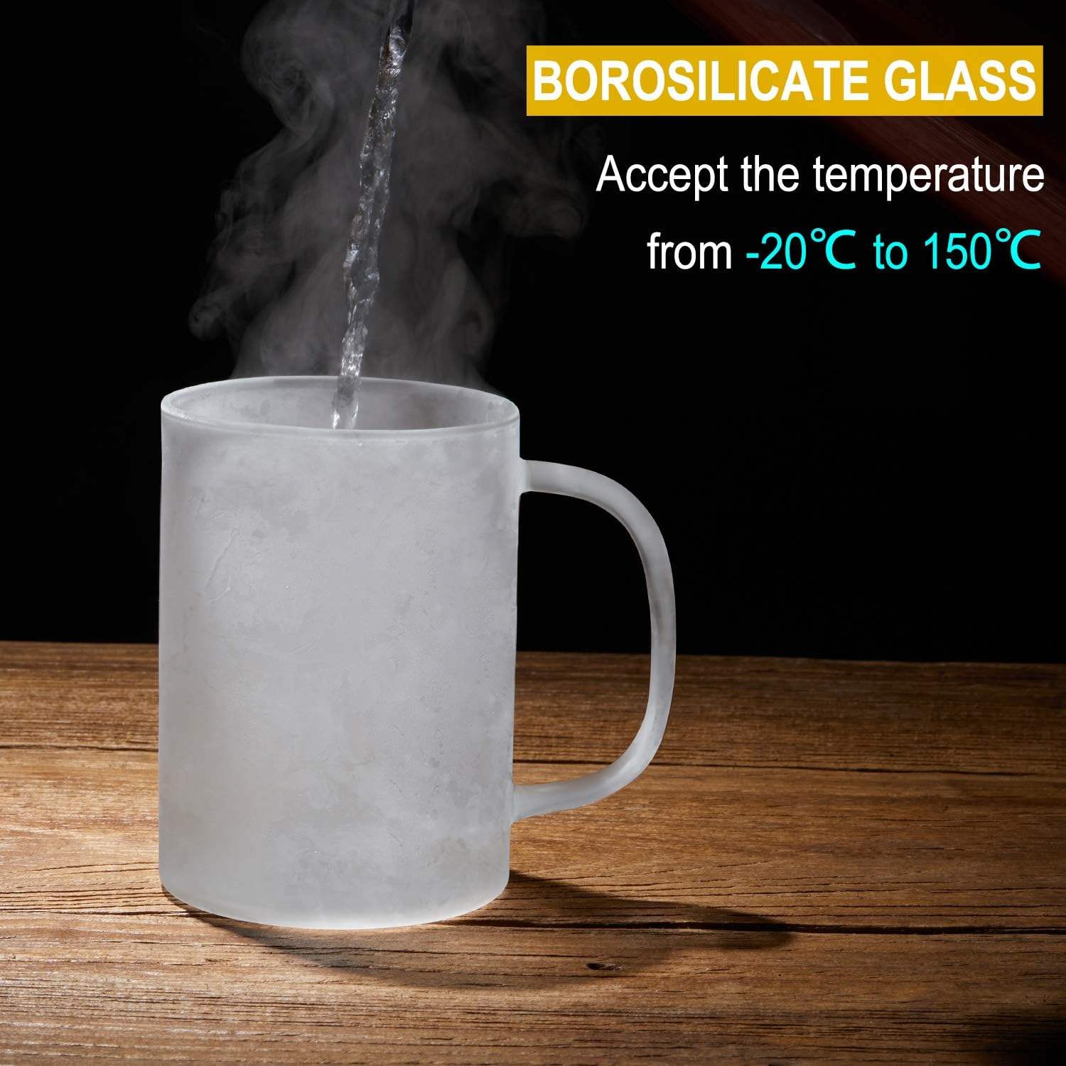 Foxy Tea® - Wholesale Tea Set - Tea Cup Set for Loose Leaf Tea with Infuser & Lid Glass Mug4