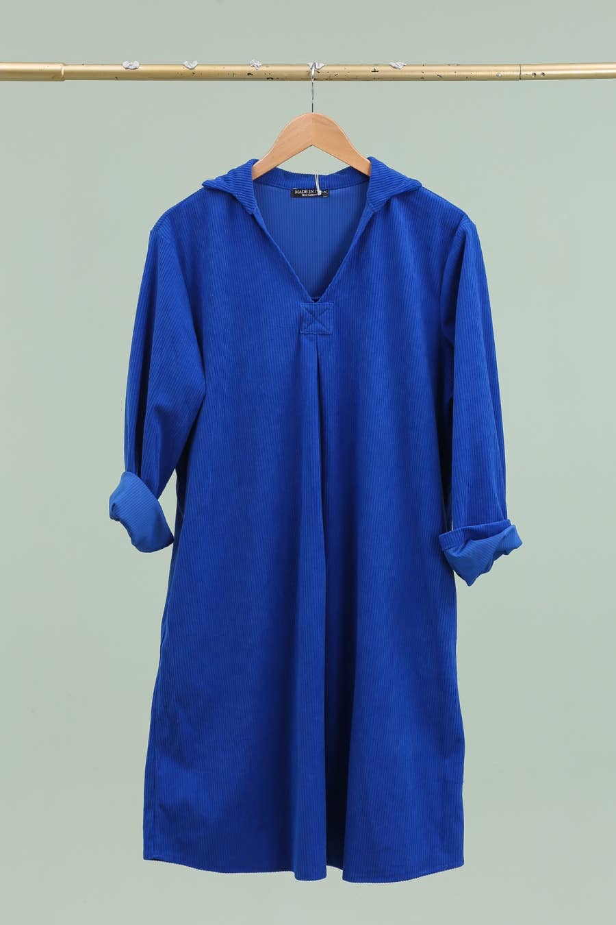 la maison des fibres naturelles - Wholesale Dress - Women's - Ribbed dress 8216 5% Elastane 20% Cotton 75% Polyester5