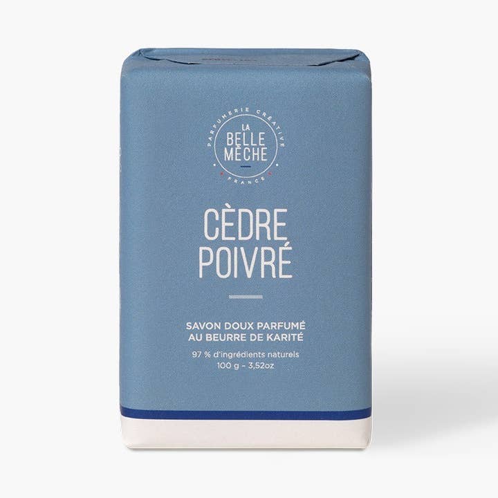 Sapone solido profumato al legno di cedro per la vendita all'ingrosso da parte di La Belle Mèche