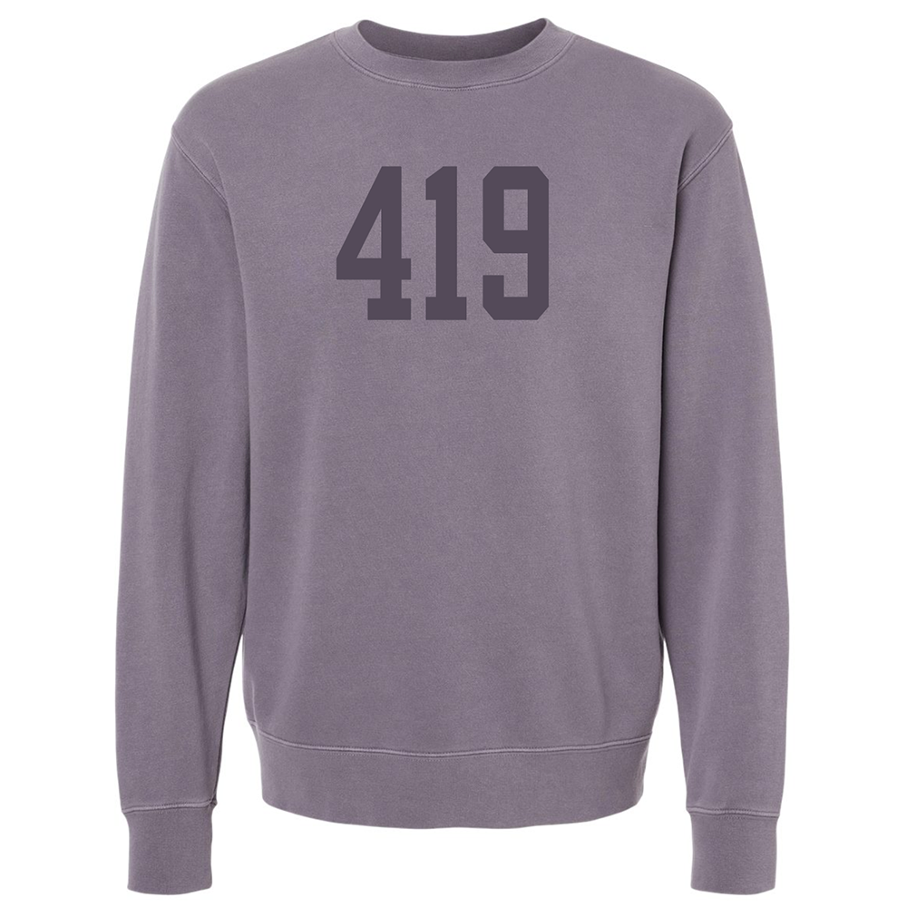 Jupmode - Wholesale Graphic Sweatshirt - Unisex - Custom Area Code Puff Print Tone on Tone Sweatshirt10