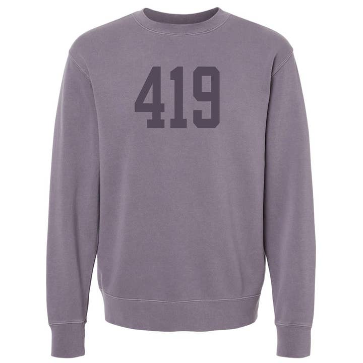 Jupmode - Wholesale Graphic Sweatshirt - Unisex - Custom Area Code Puff Print Tone on Tone Sweatshirt10