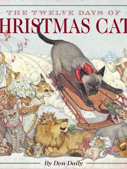 Twelve Days of Christmas Cats Classic by Don Daily for wholesale by HarperCollins Focus