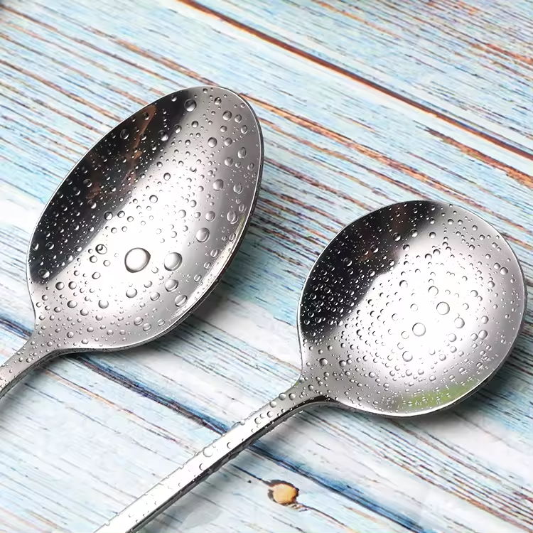 Sostraw & SmartThings - Wholesale Table Spoon (Cutlery) - Long Spoon - 2 shapes - 4 colors - Coffee, Tea, Ice cream3