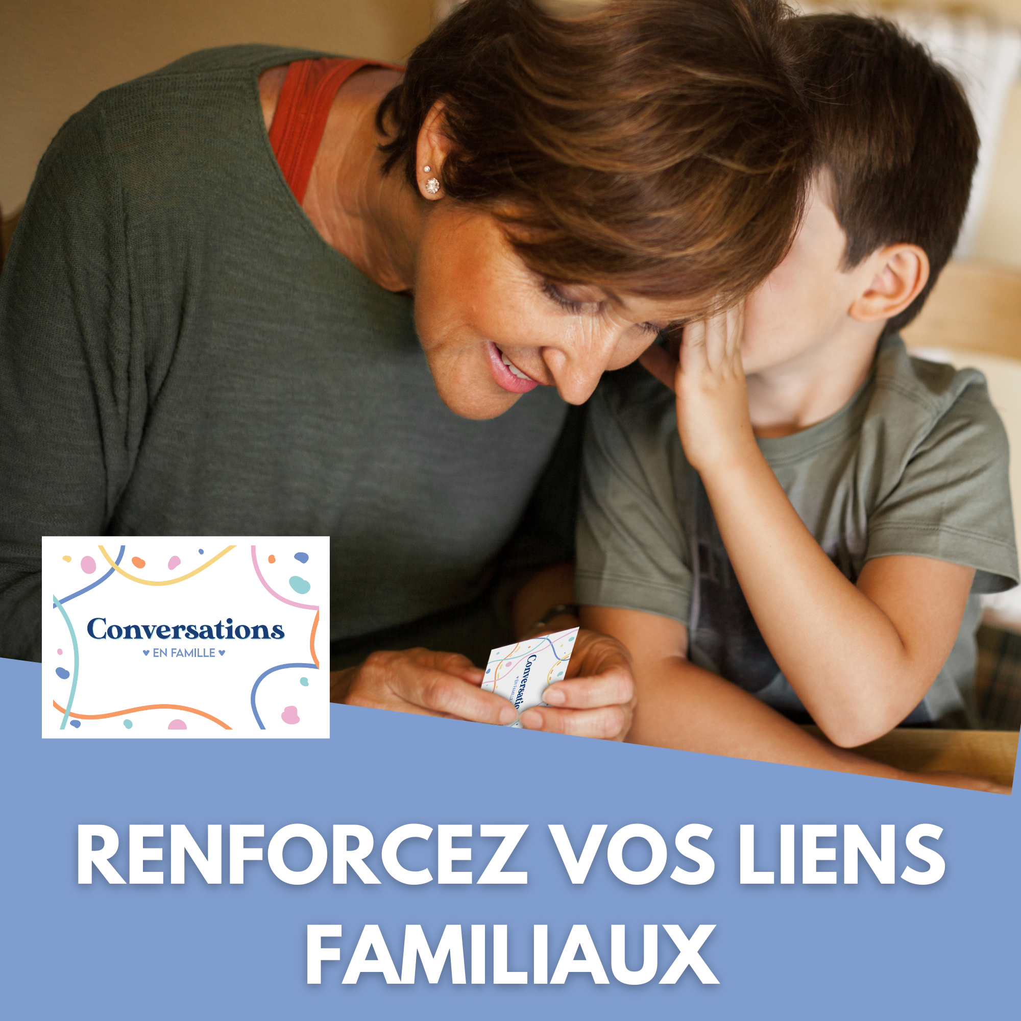 Oh Happy Games - Jeux de société - Wholesale Card Game - Family Conversations - The Game that Will Strengthen Your Family Bonds 👪1