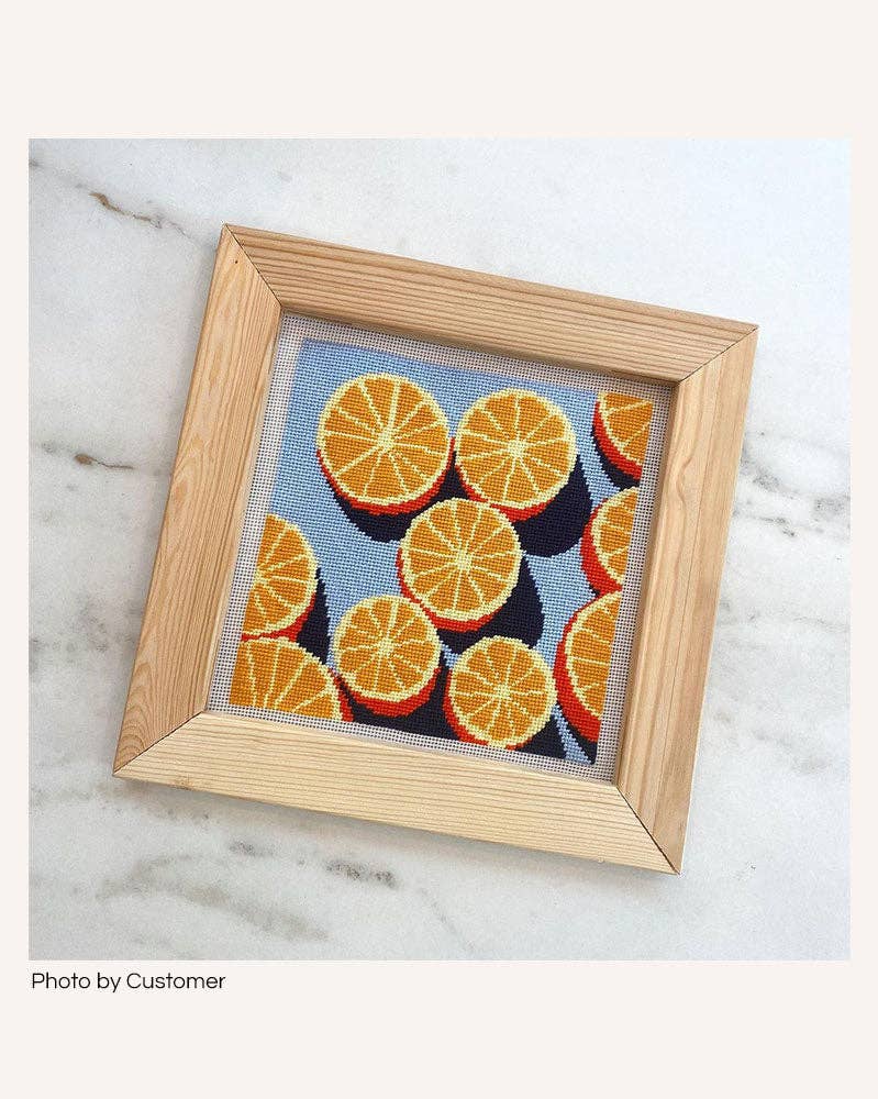 Unwind Studio - Wholesale DIY Craft Kit - Agrumes Needlepoint Kit8