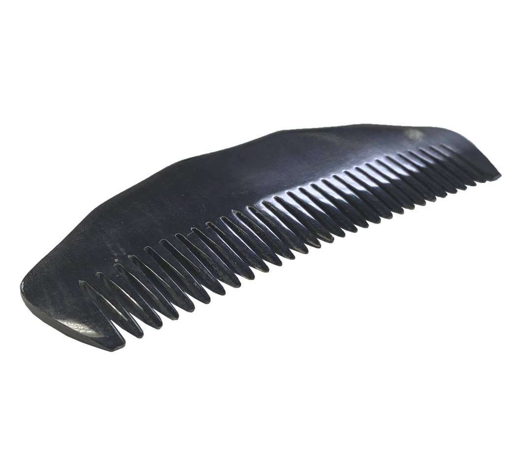 Madison Bay Co. - Historical Home Decor Reproductions - Wholesale Hair Brush/Comb - Carved Horn Comb- Antique Vintage Style, 5”1