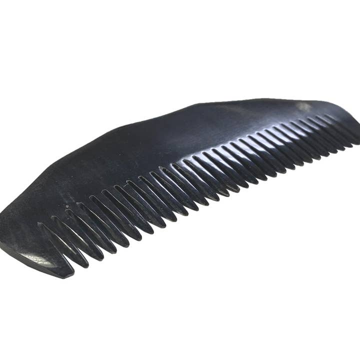 Madison Bay Co. - Historical Home Decor Reproductions - Vendita all'ingrosso Spazzola/pettine - Pettine in Corno Intagliato - Stile Antico Vintage, 5”1