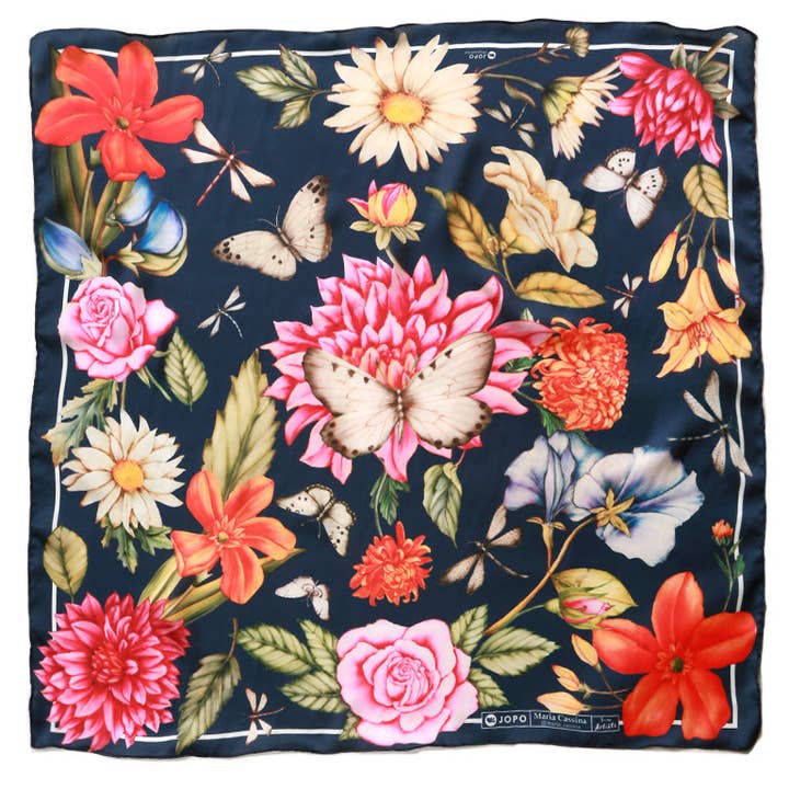 Dragonfly Scarf XL Silk for wholesale by Hello Jopo Eu