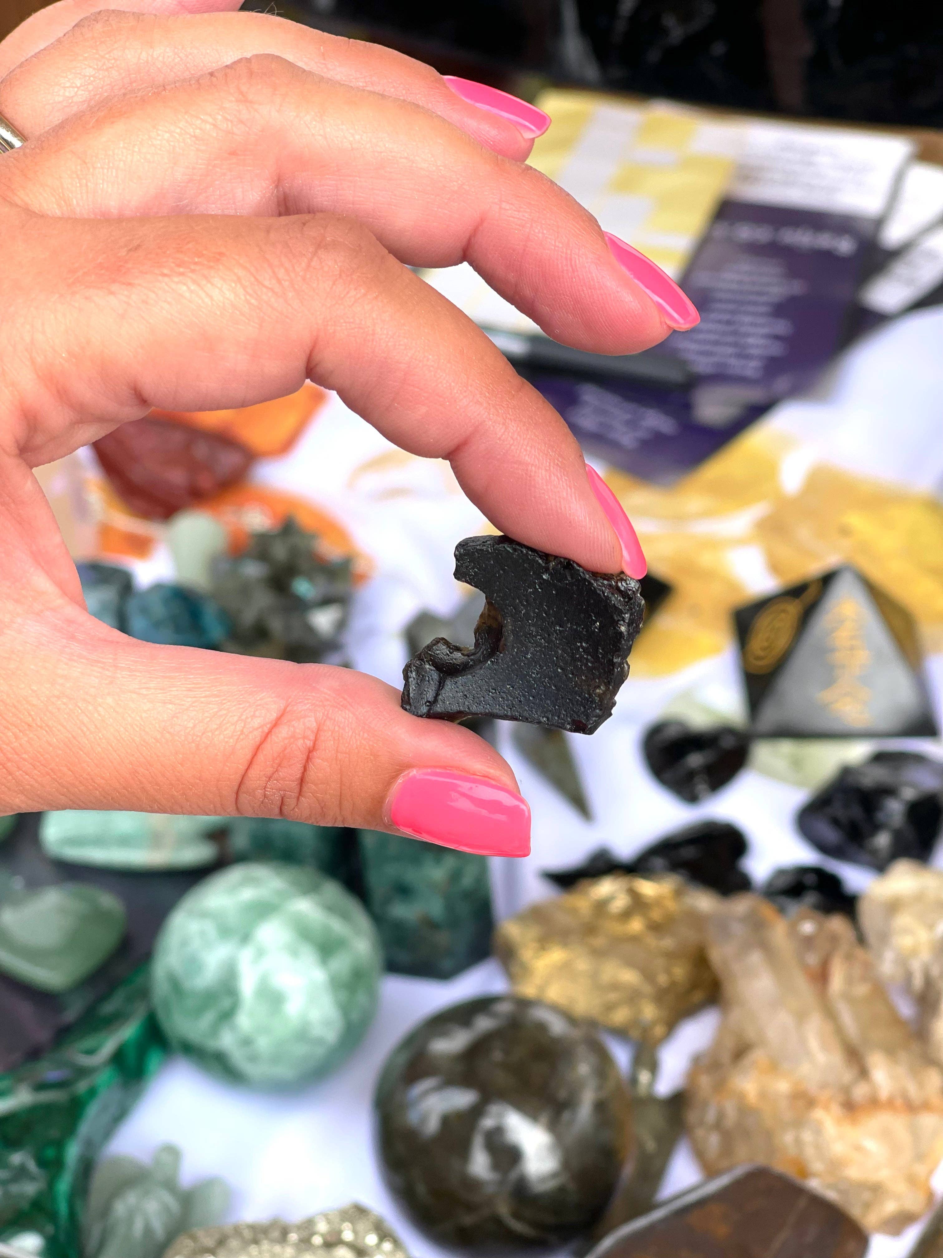 Reiju - Wholesale Spiritual Stone/Crystal - New! Natural Tektite Protection Crystal Stone Piece1