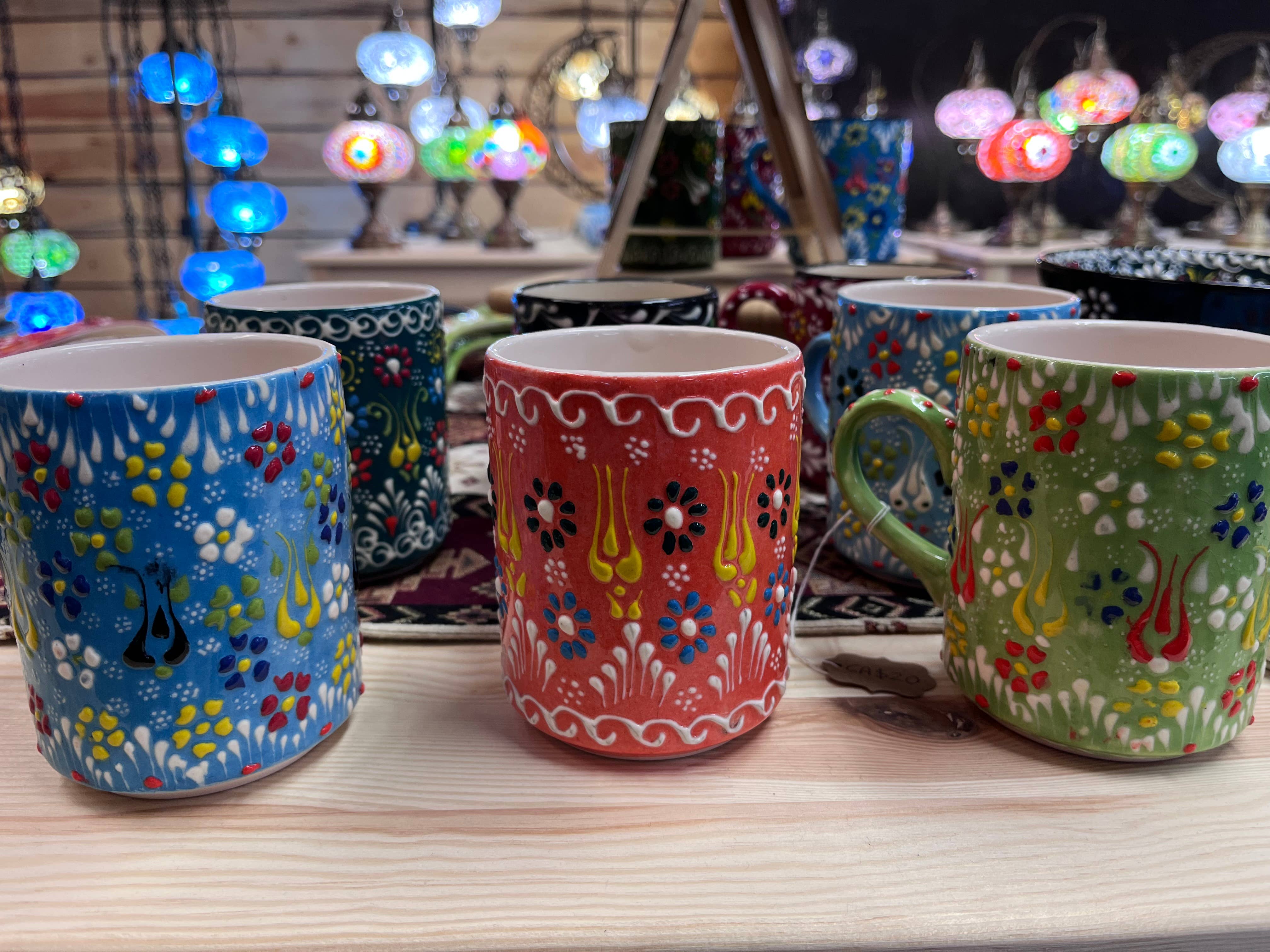 Mediterranean Collection – Engroshandel Kaffekrus – Håndlavede keramiske tyrkiske krus1