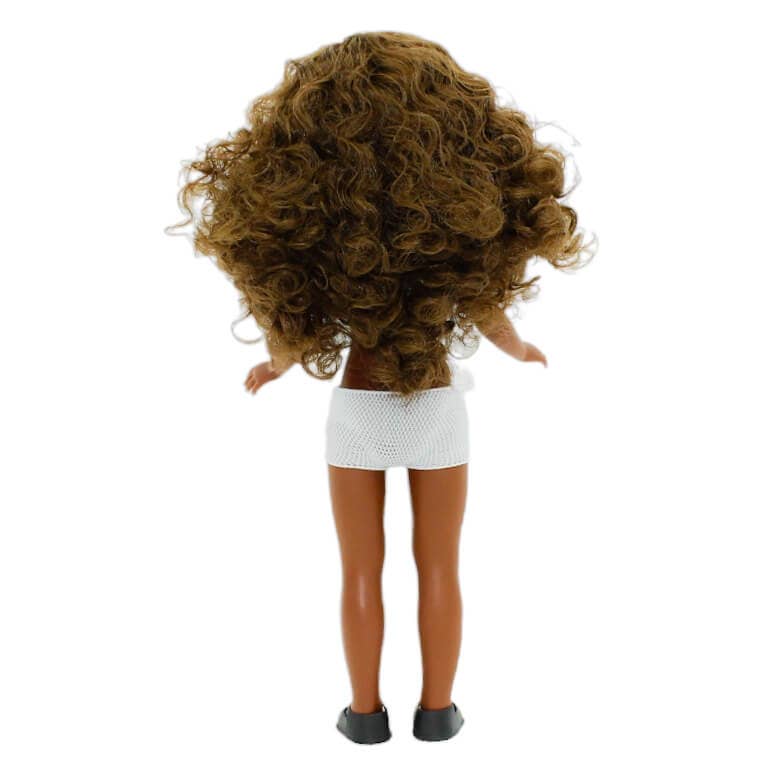 Folk Artesanía Muñecas - Vendita all'ingrosso Bambola - Bambini - Bambola Mari's mulatta 35 cm. originale Folk Artigianato mulatta6