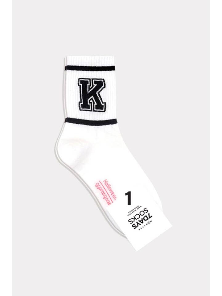 7DAYSSOCKS - Wholesale Socks - Women's - Women's Crew Initial Socks