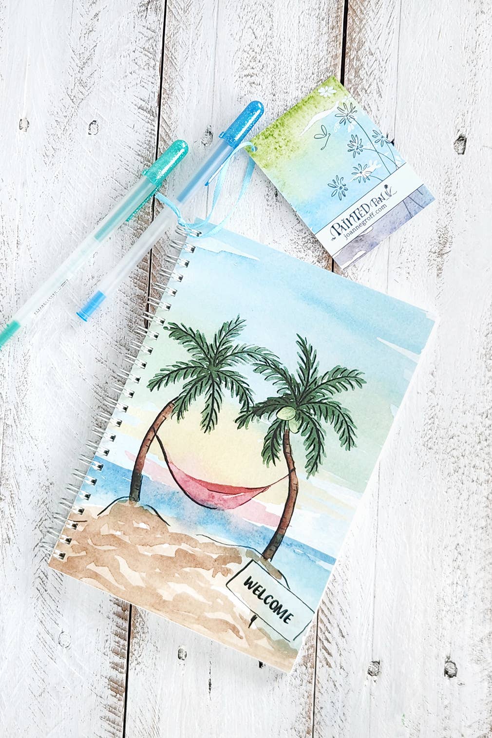 The Painted Pen - Wholesale Notebook - Summer Notebooks with Watercolor Cover Designs4