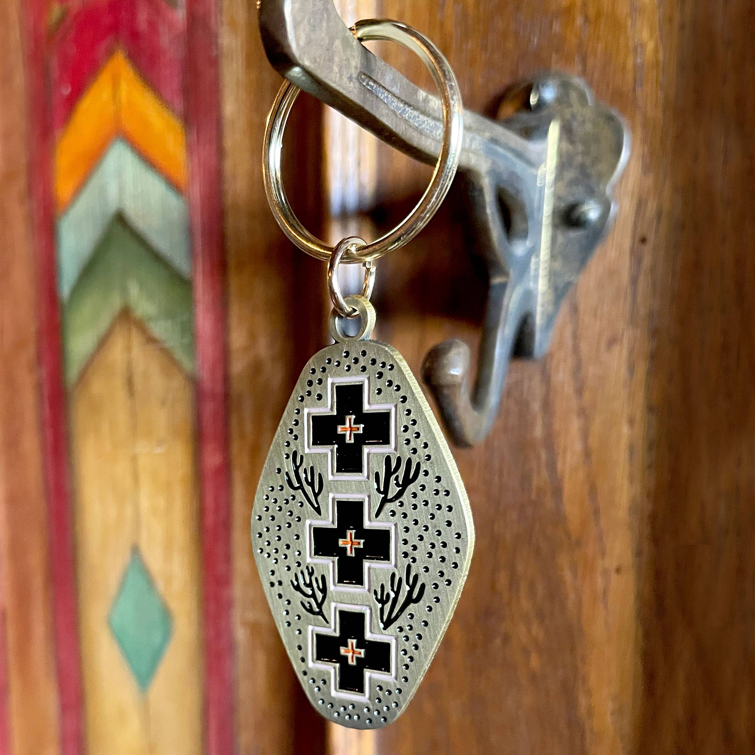 Paper Parasol Press - Wholesale Keychain - Women's - Desert Crossroads Western Themed Enamel Keychain6