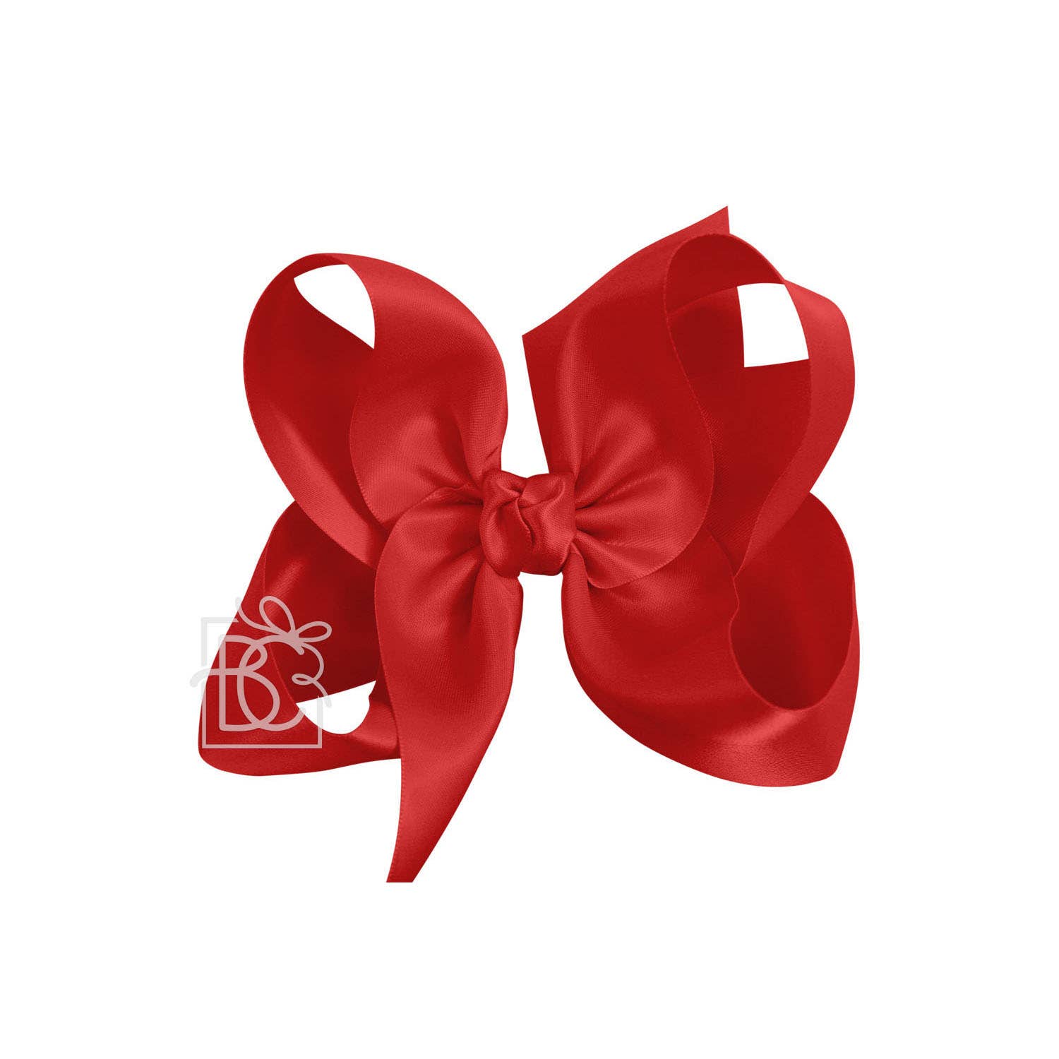 Beyond Creations, LLC - Wholesale Hair Bow - Kids - SATIN BOW ON CLIP58