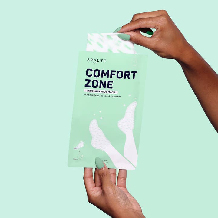 My Spa Life - Wholesale Foot Mask - Comfort Zone Soothing Foot Mask with Shea Butter & Tea Tree