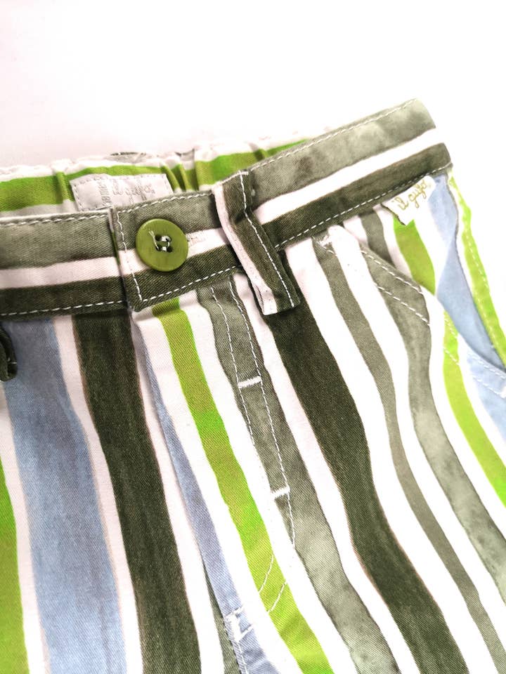 Mademoiselle Bébé - Wholesale Shorts - Baby - Il Gufo striped shorts - used - 18 months2