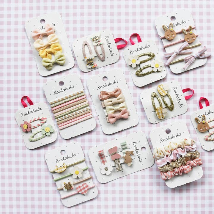 Rockahula Kids - Wholesale Hair Bow - Kids - Linen Mini Bow Clips