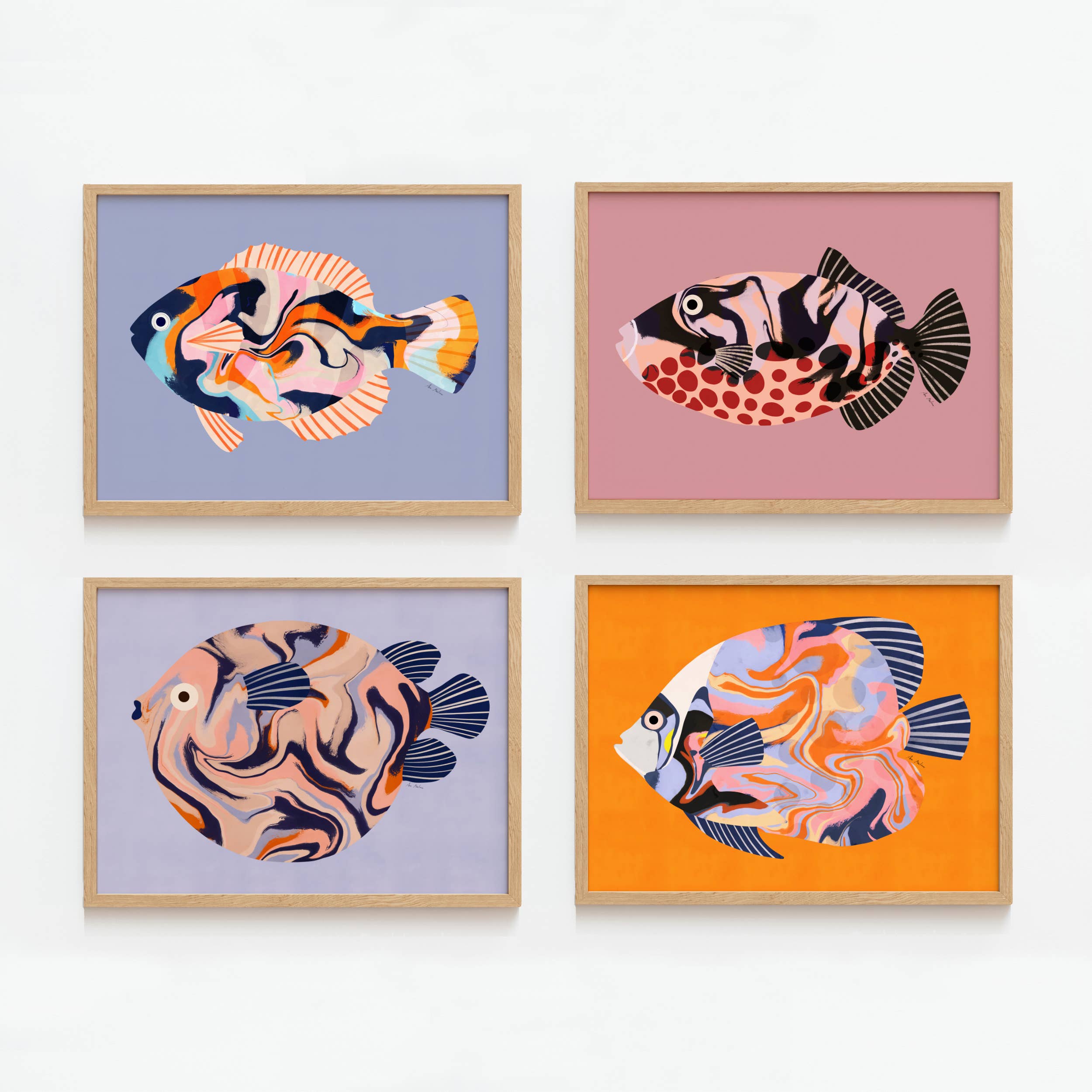 El buen limón – Großhandel Kunstdruck – Kunstdruck "Drückerfisch" (Farbversion)1