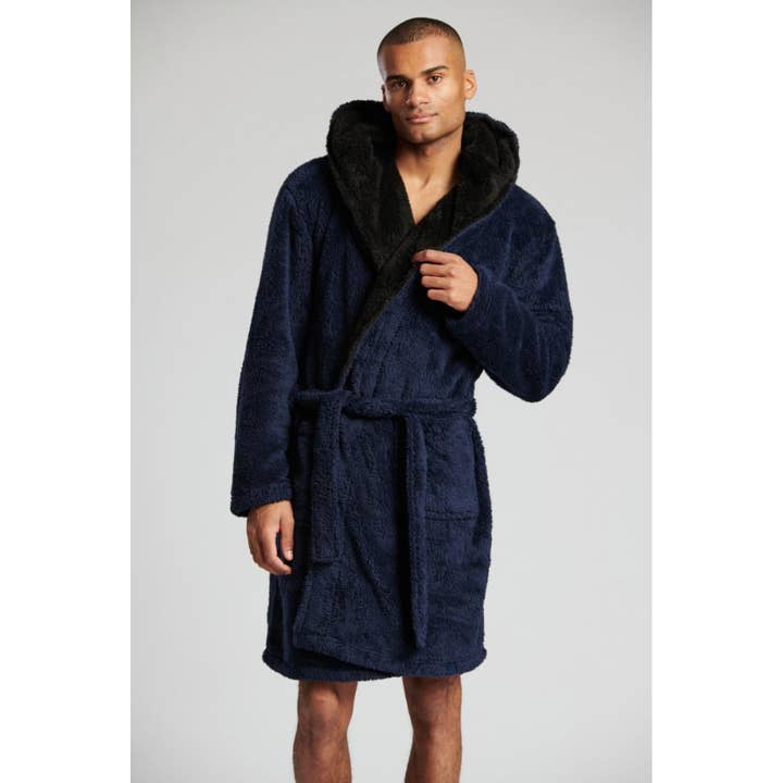 Lulabay Herr Personlig Premium morgonrock med huva för wholesale av Lulabay