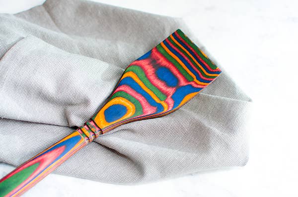 Island Bamboo - Vendita all'ingrosso Spatole - Spatola Pakka Rainbow 30,5 cm1