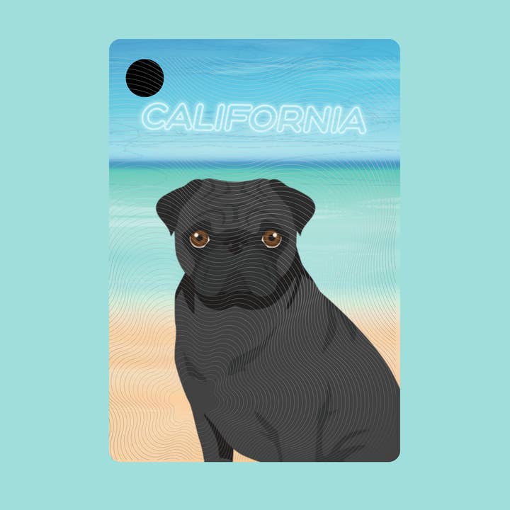 Mopshond Sleutelhanger, Aangepast Souvenir voor wholesale door Prime Shiba