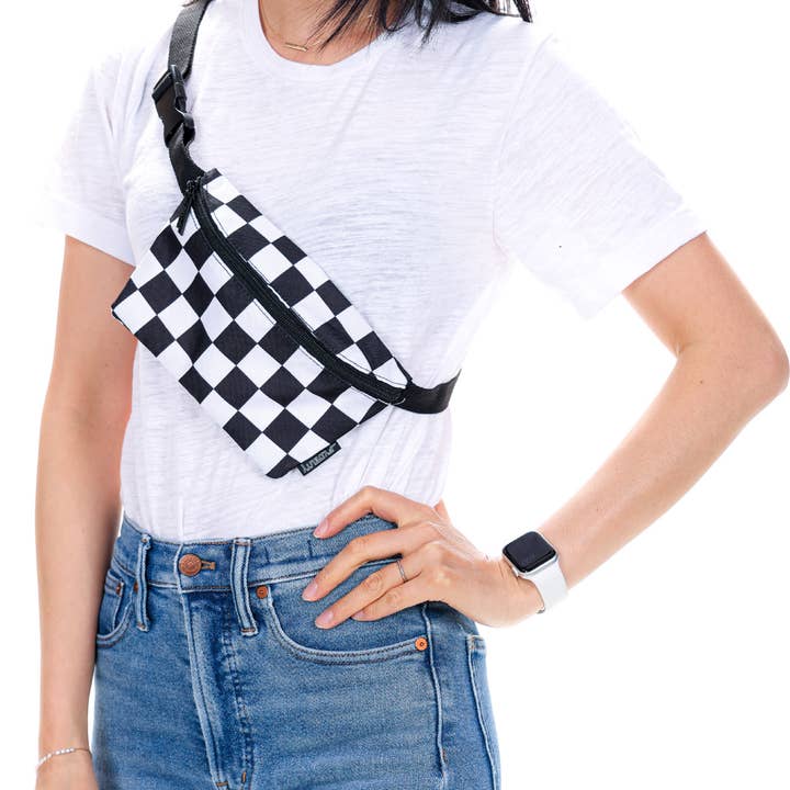 Fydelity - Wholesale Belt Bag - Unisex - 83863: Fanny Pack | Slim | Recycled RPET | XL Checker2