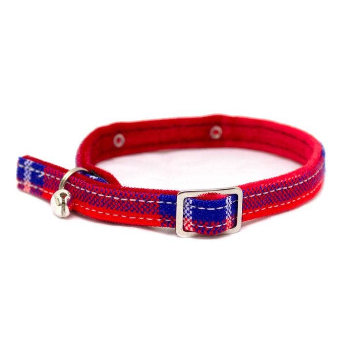 Hiro + Wolf – wholesale Pet collar – Cat – Shuka Red Cat Collar2