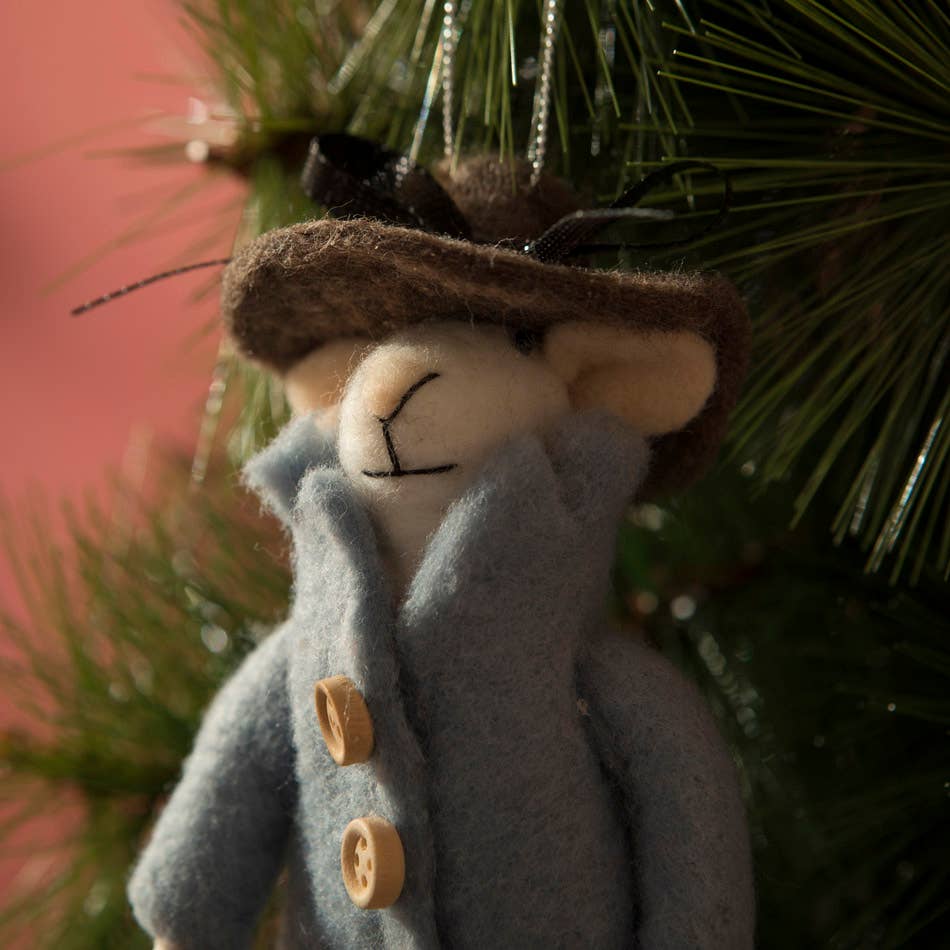 Mahe Homeware – wholesale Ornament – Marquise Of Mousland Felt Ornament1