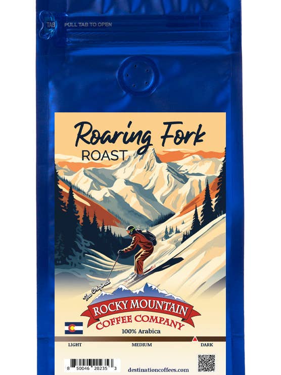 Roaring Fork Winter Rôti pour la vente par Destination Coffees