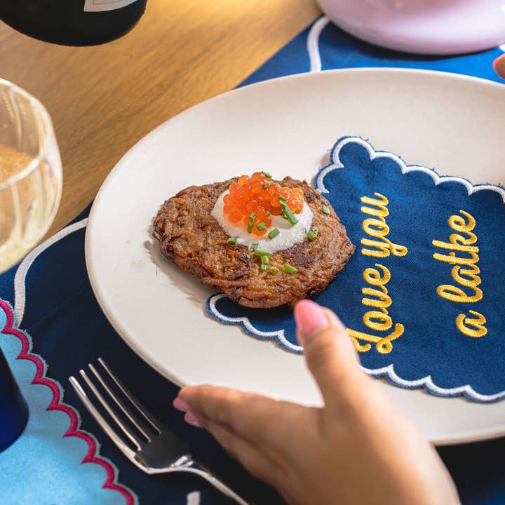 The Nosh Table - Wholesale Dinner & Cloth Napkin - Everybody Wants This Hanukkah Set3