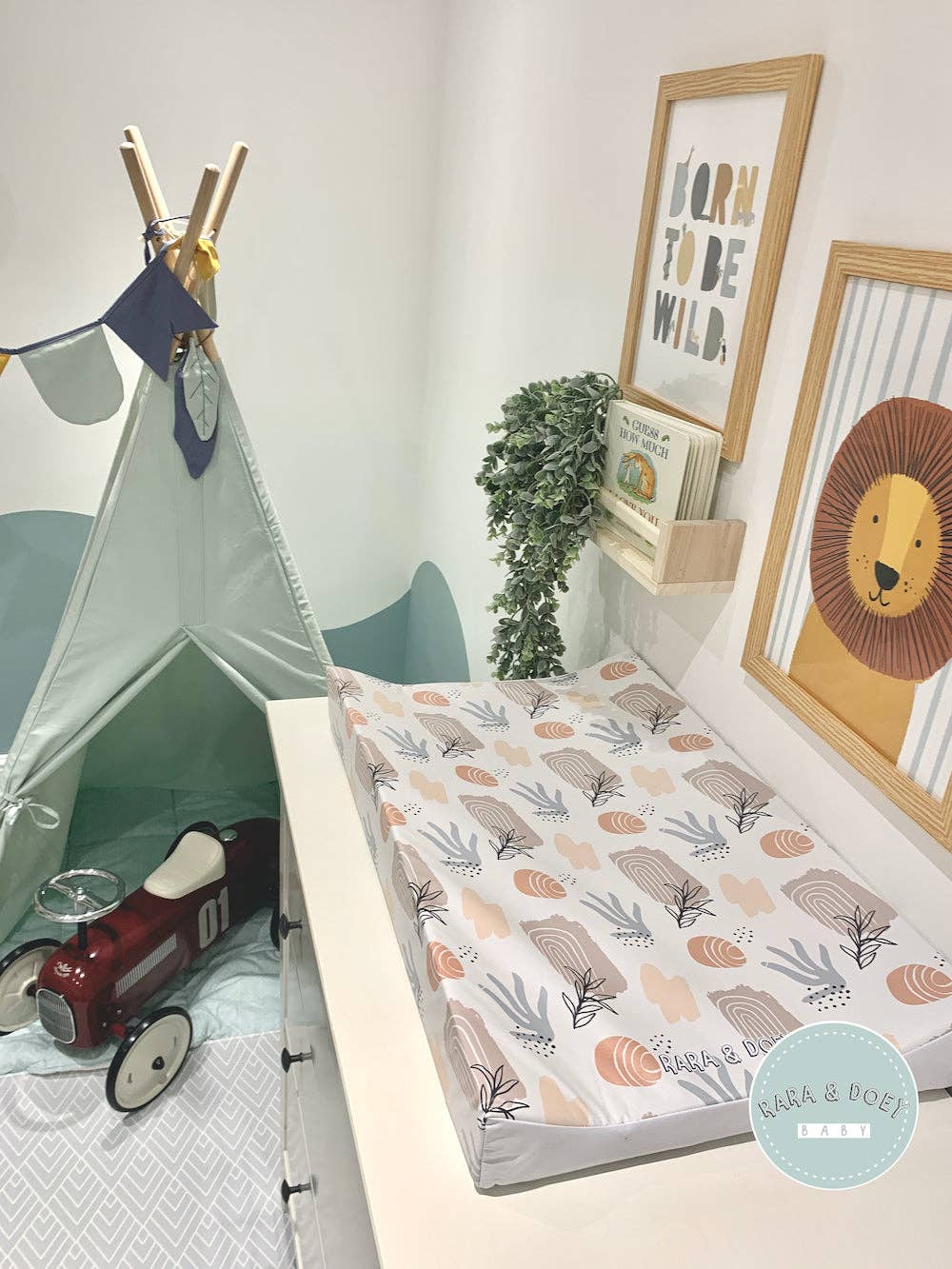 Rara & Doey – wholesale Blöjbytesmatta - Baby – Anti rullmatta Boho6