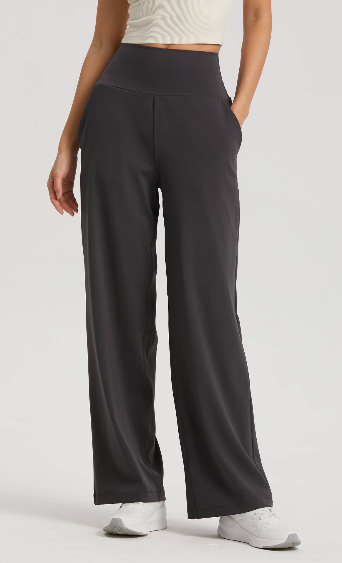 91thelabel - Vente Pantalon de sport – femme - Pantalon de yoga Kali Classic à jambes larges0