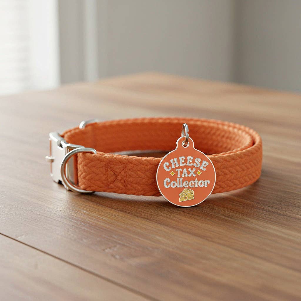 Bad Tags – Großhandel Haustiermarke – Hund – Emaille-Hundemarke mit scannbarer ID - Käse-Steuereintreiber9