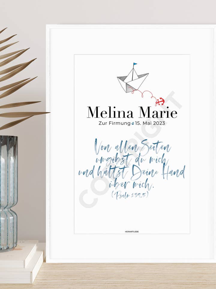 KONFIRMATION, NATTVERD, KONFIRMATION - BÅD for engroshandel hos HEIMARTLIEBE®