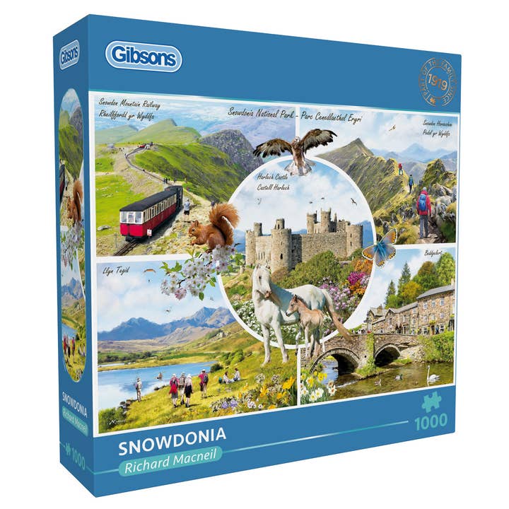 Snowdonia 1000 Piece Jigsaw Puzzle for wholesale by Gibsons Games Ltd
