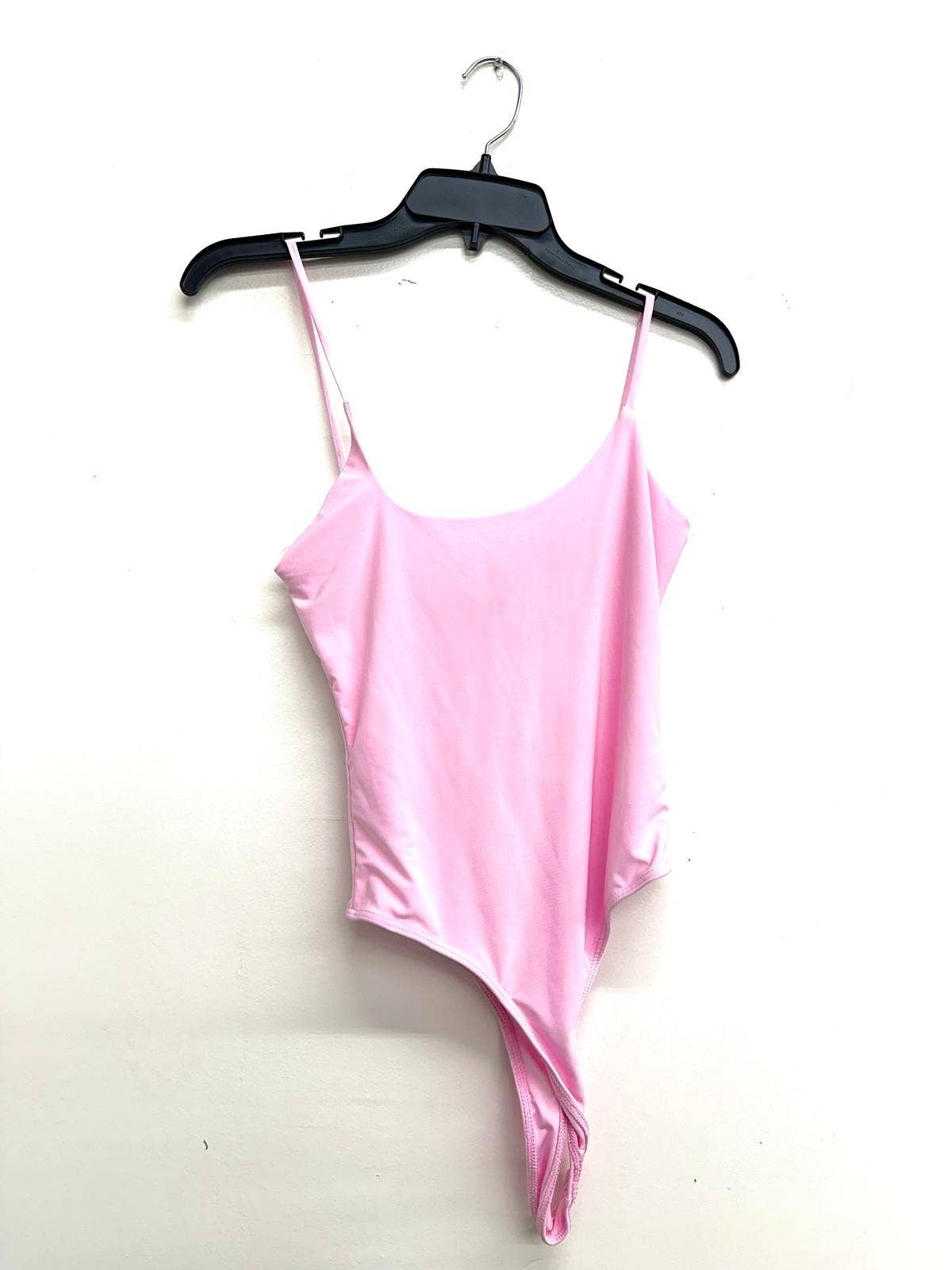 Uptown Apparel - Wholesale Bodysuit - Women's - J6997 One Shoulder Double Straps Slinky Bodysuit10