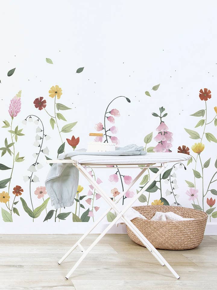 QUEYRAN - Papier peint panoramique - Jolie fleurs per la vendita all'ingrosso da parte di LILIPINSO