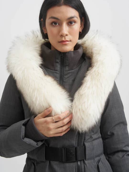 Eva B II donzen parka met hartvormige halslijn voor wholesale door Toboggan Canada