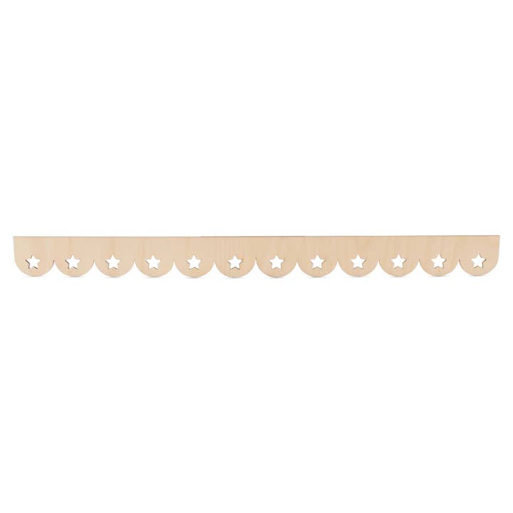 Woodpeckers Crafts - Wholesale Cutouts - Shelf Edge Trim, Star Design