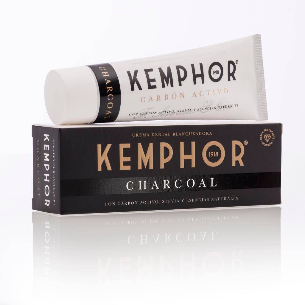 Laboratorios Verkos S.A - Wholesale Toothpaste - KEMPHOR 1918 Charcoal Whitening Cream 75 ml3