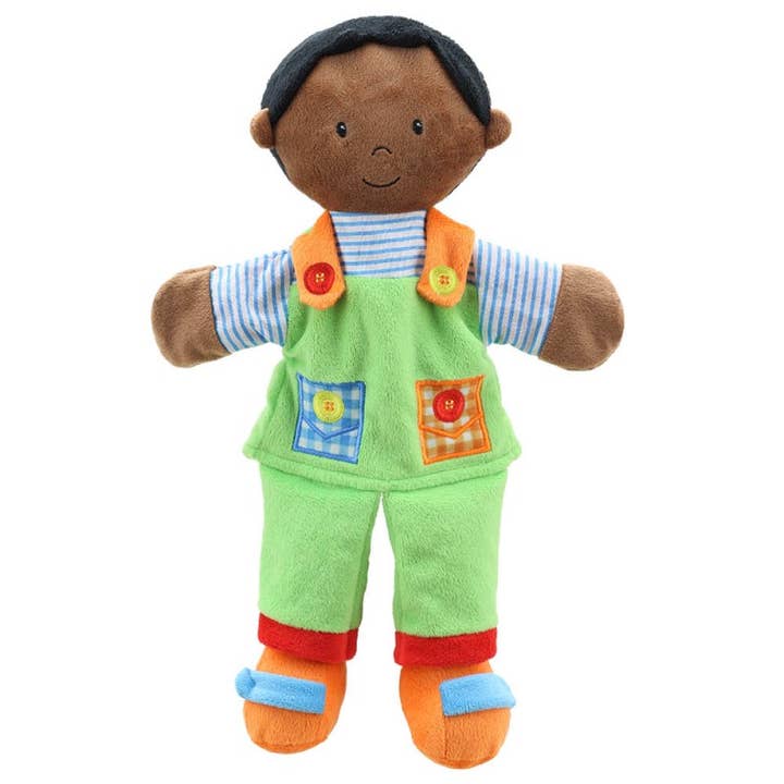 The Puppet Company (US) - Wholesale Puppet - Kids & Baby - Story Tellers Hand Puppet: Boy - Green Outfit