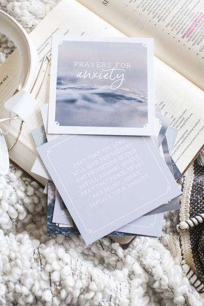 The Daily Grace Co - Wholesale Religious Card - Prayers For Anxiety Verse Card Set1