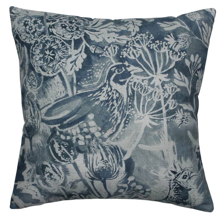 Madera Cotton Pillow, Sky Blue for wholesale by HomArt