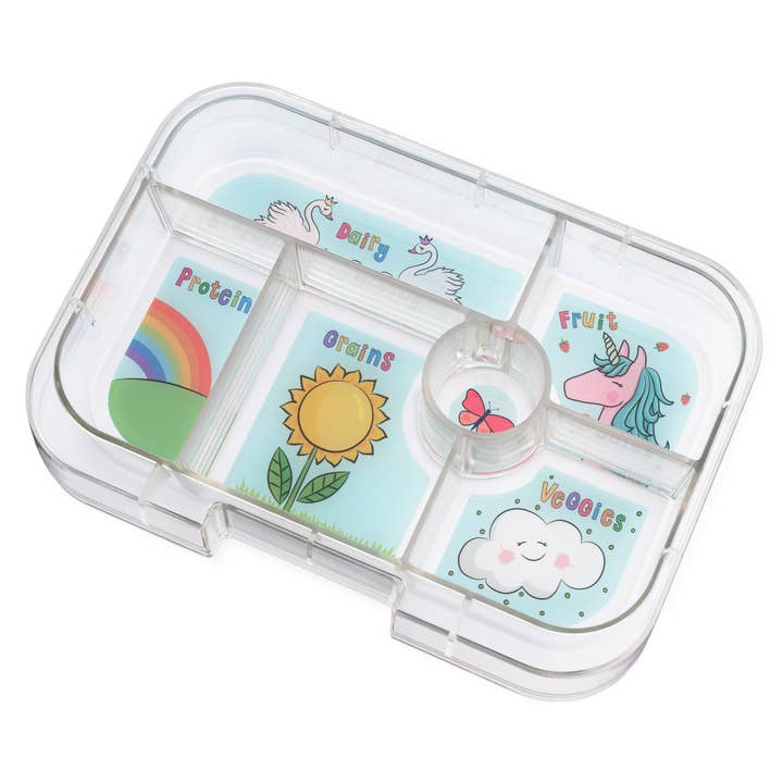 Yumbox - Wholesale Lunch Bag/Box - Kids - Leakproof Bento Lunch Box for Kids - Yumbox Miami Aqua (Unicorn)