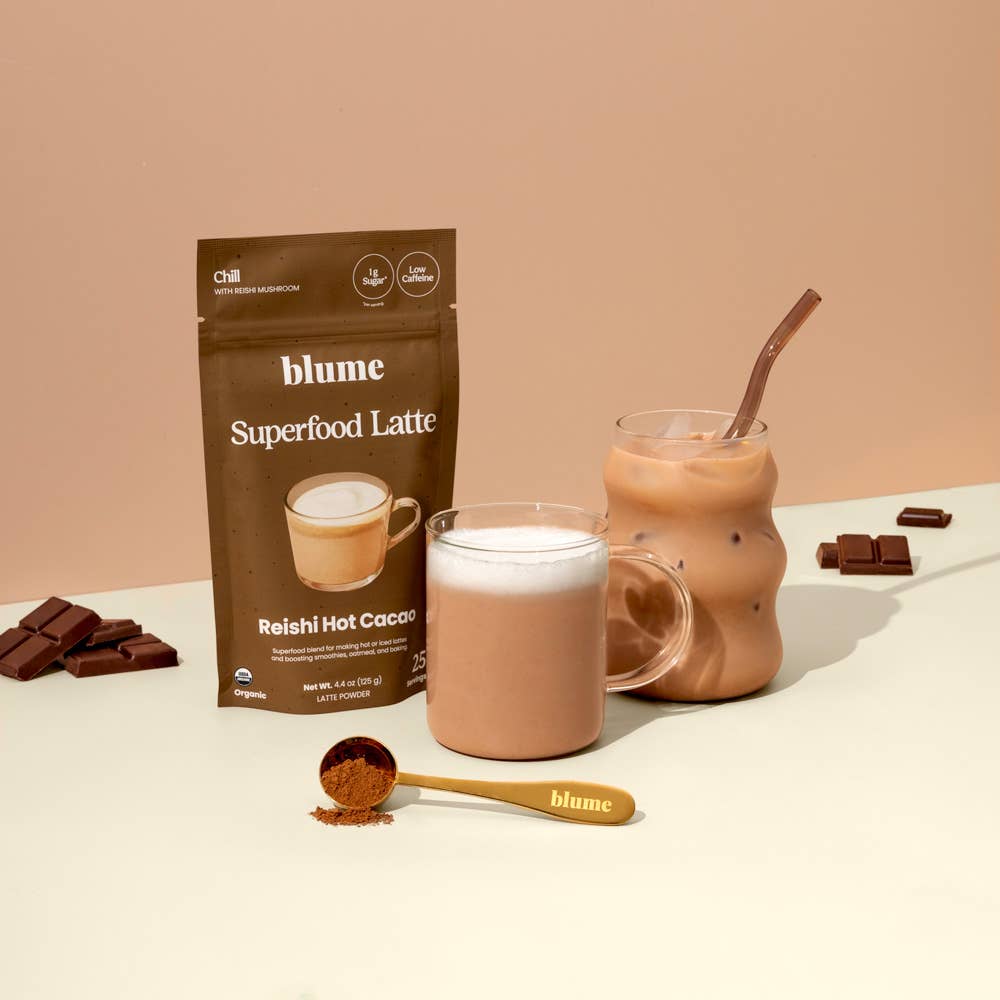 Blume - Vente Préparations/kits pour chocolat chaud - Latte en poudre Superfood, Reishi Hot Cacao