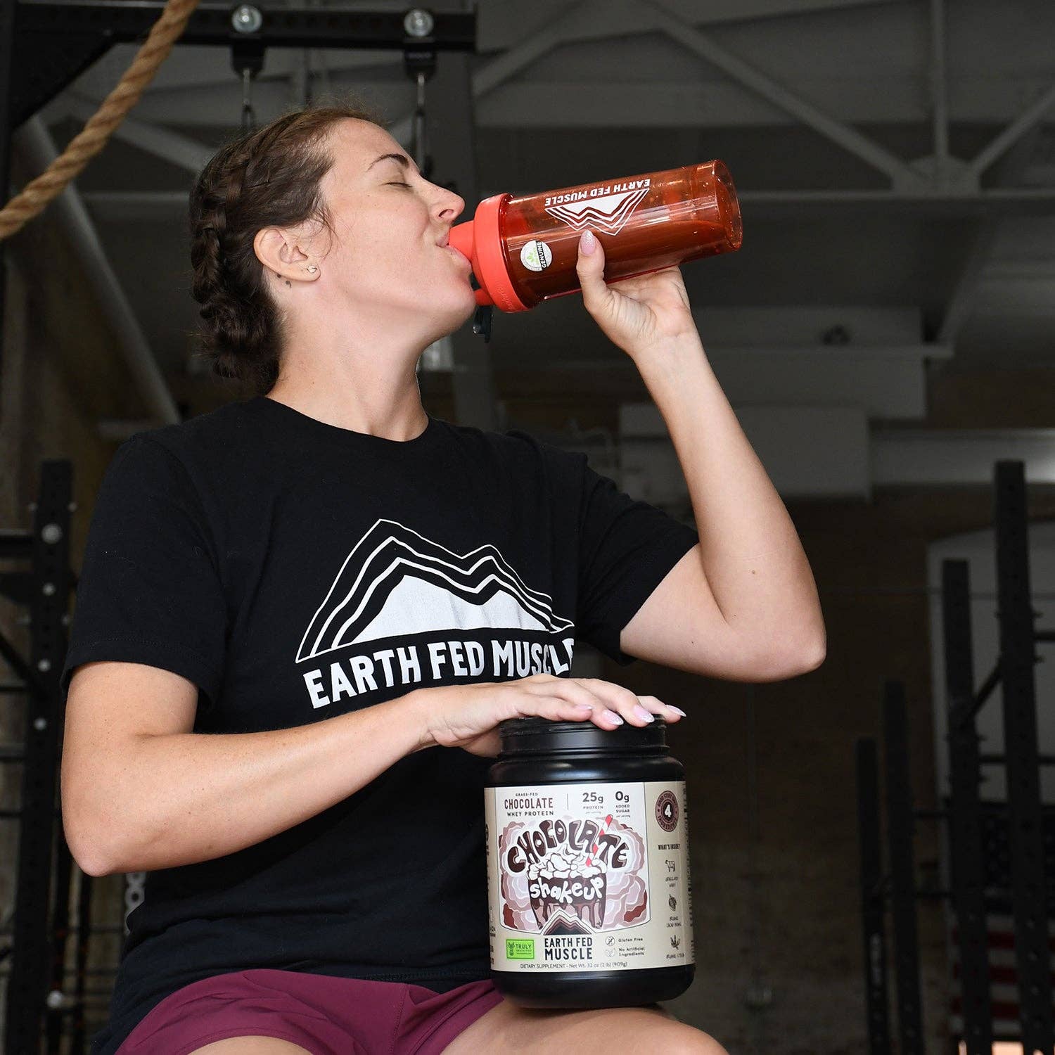 Earth Fed Muscle - Wholesale Protein/Superfood Powder - Chocolate Shakeup Chocolate Grass-Fed Whey Protein8